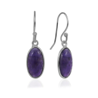 Amethyst Hanging earring model E9-117